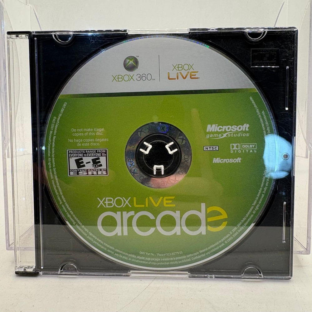 Xbox Live Arcade Compilation Disc Xbox 360 Microsoft Game Studios X13-85779-01